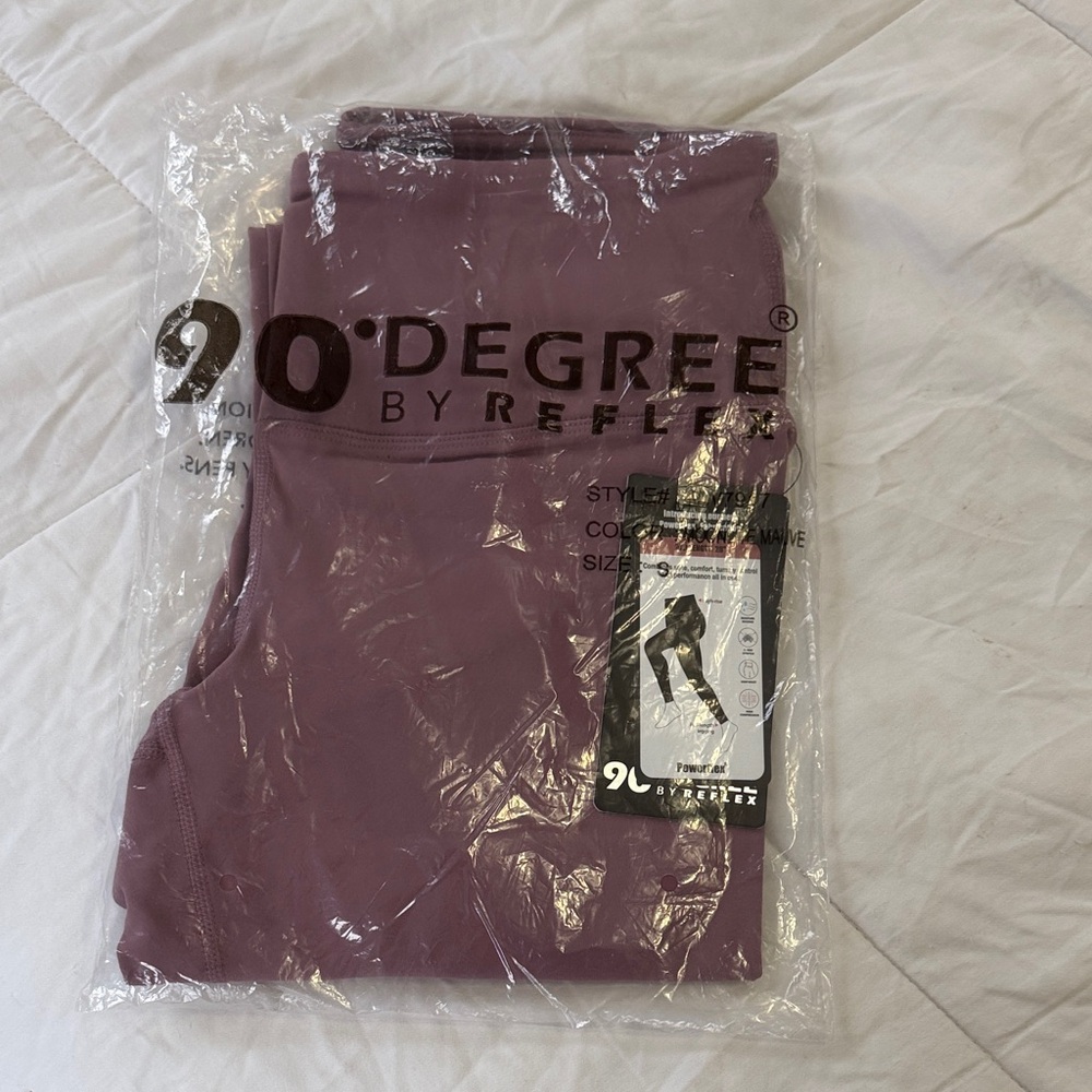 90 Degree By Reflex Mauve Leggings